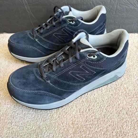 New Balance 928 Women's Shoes Size 9.5 Navy Blue Suede WW928NV3 - Picture 3 of 10